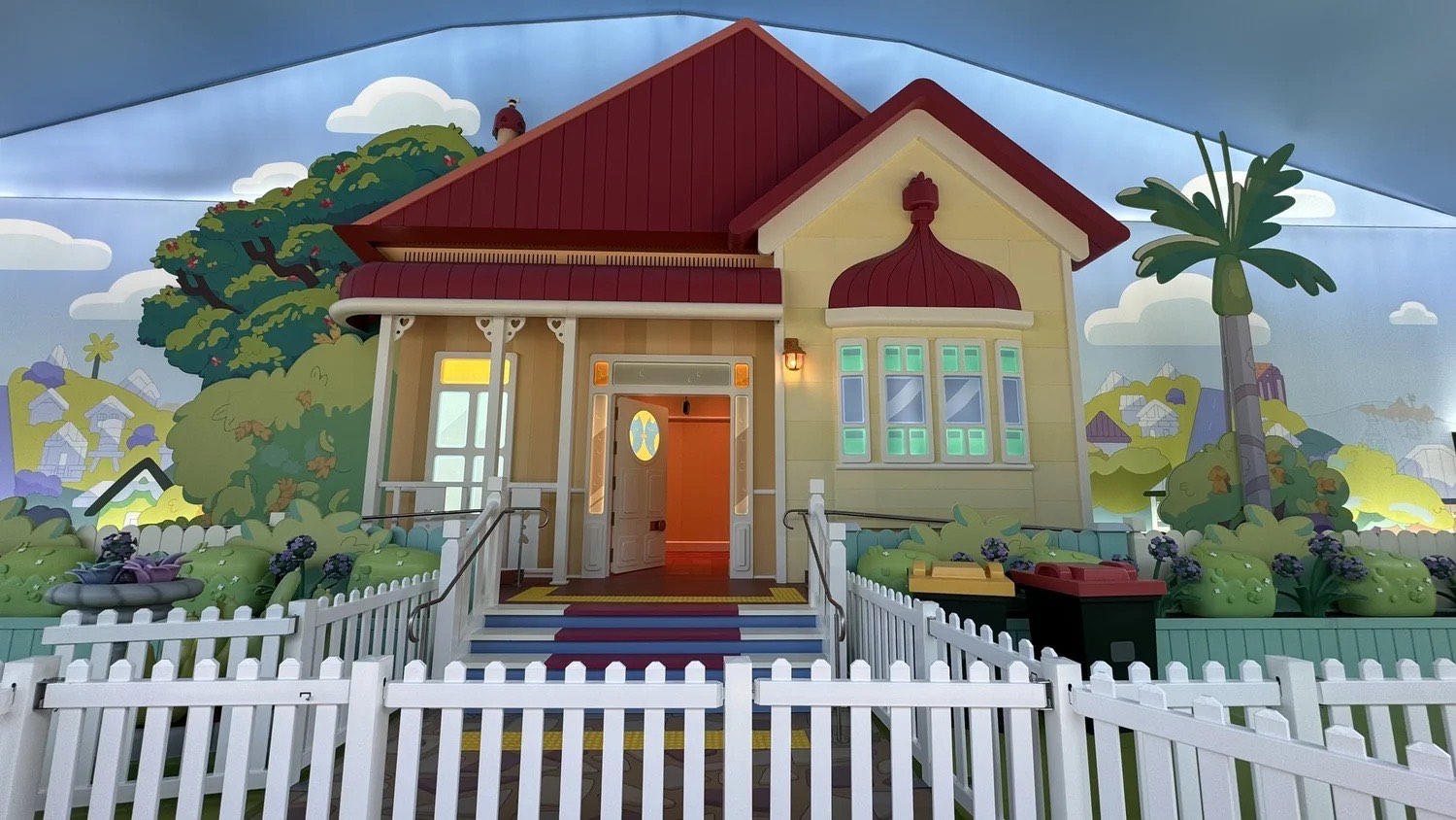 The Heeler family home built at full scale inside Blueys World
