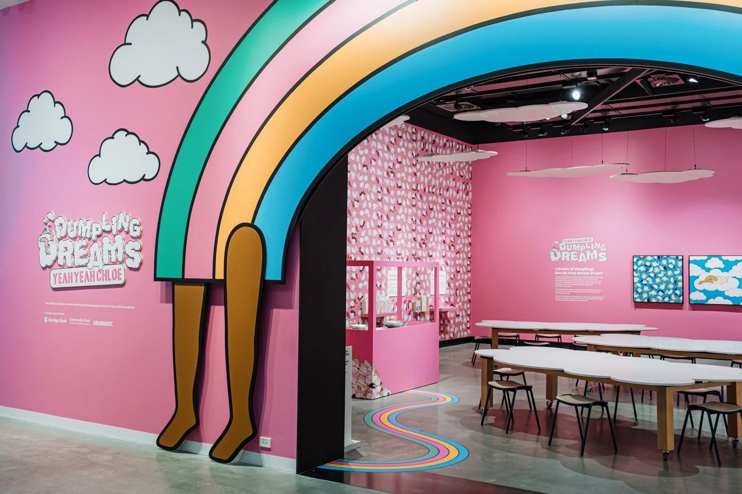 Dumpling Dreams exhibition at the HoTA children's gallery